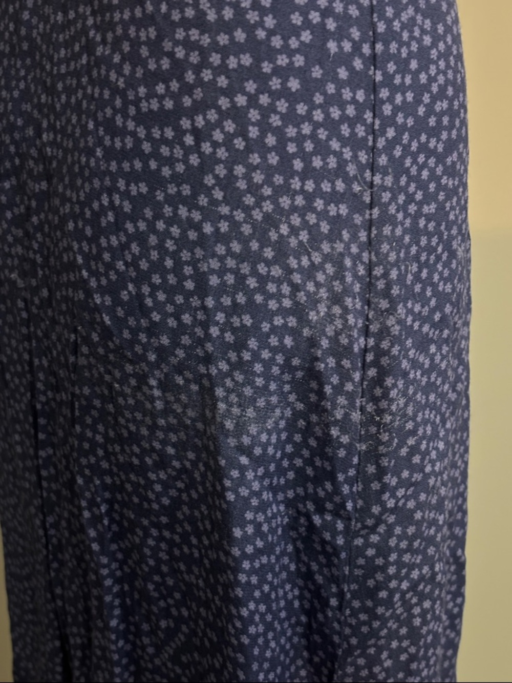 Reformation Persimmon Dress Blue Square-Neck Button-Front Midi Dress - Picture 14 of 16